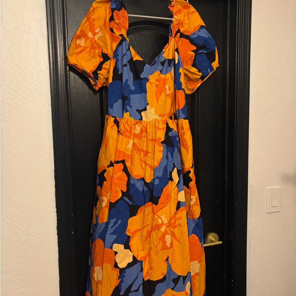 Tabitha Multicolor Dress with Star Accents